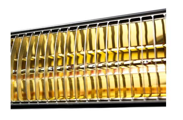 1200 Tansun infrared quartz heater with superior parabolic reflectors